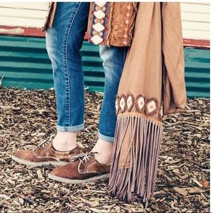 NWOT Uwezo Calf Hair Handmade Oxford LaceUp Shoe